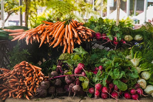 colorful vegetables
