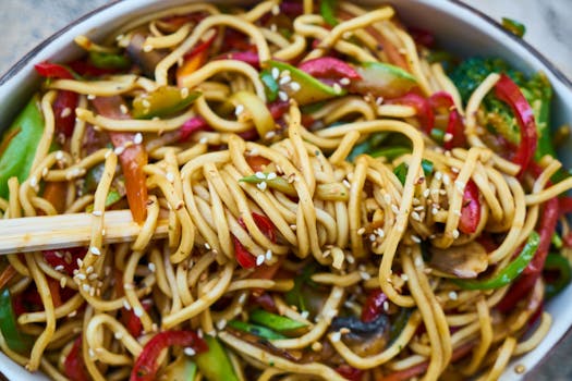 delicious vegetable stir-fry