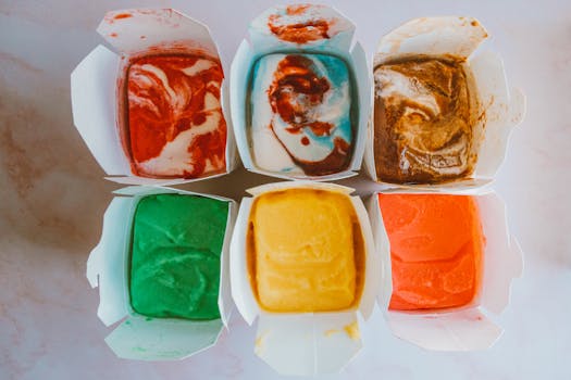 colorful assortment of frozen vegetables