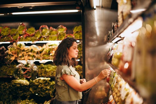organic grocery shopping
