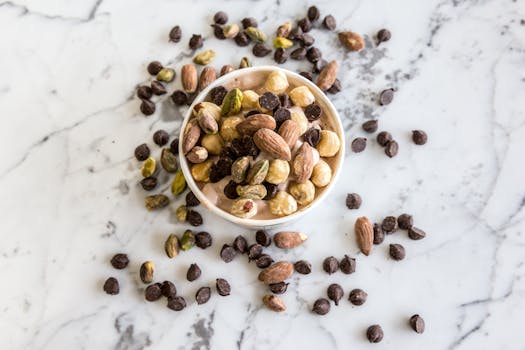 a bowl of mixed nuts