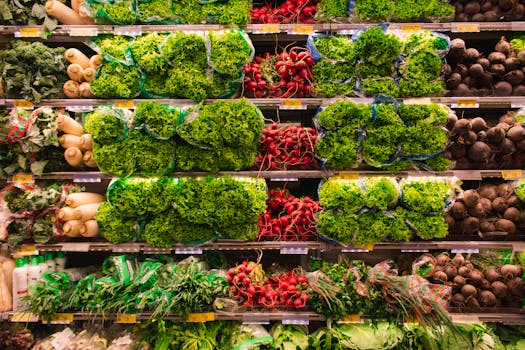 healthy grocery shopping