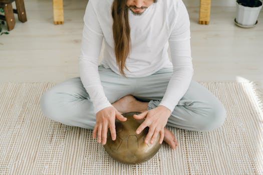 image of meditation practice